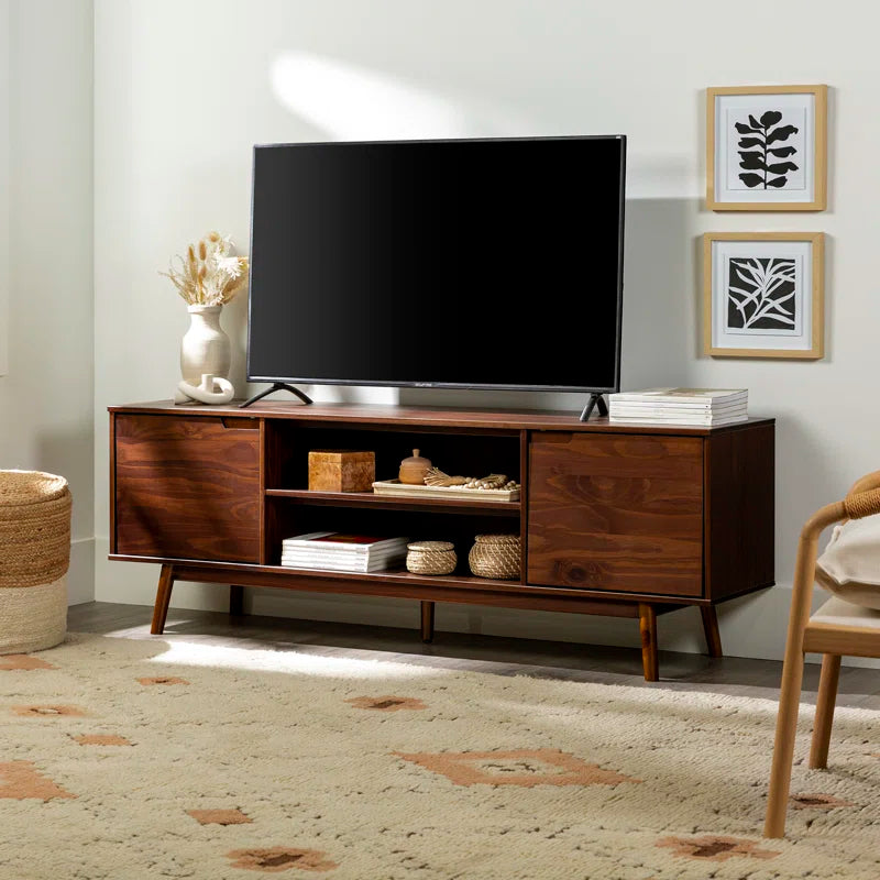 Griffin 70" Solid Wood 2-Door TV Stand