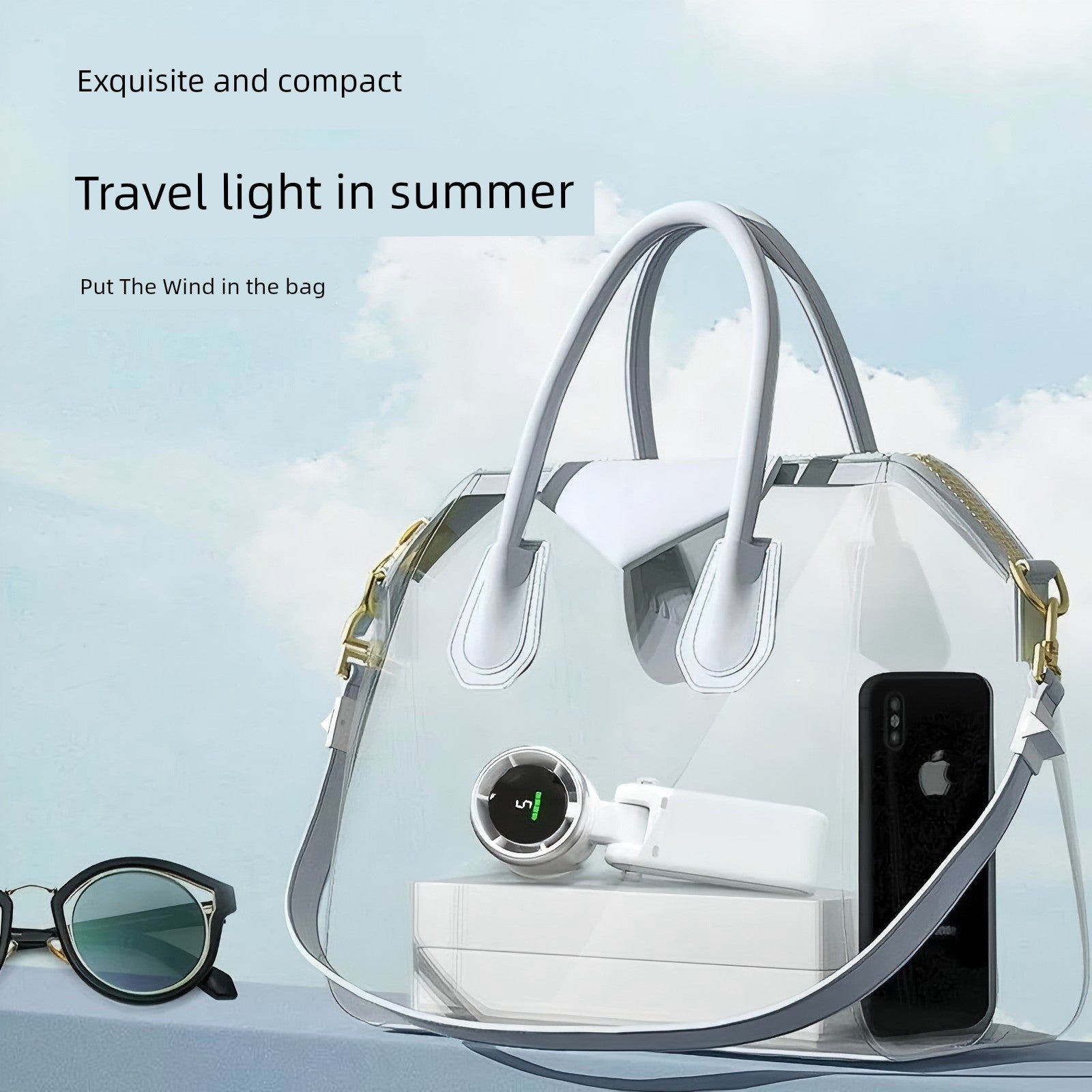 High-Speed Handheld Turbo Fan USB Rechargeable
