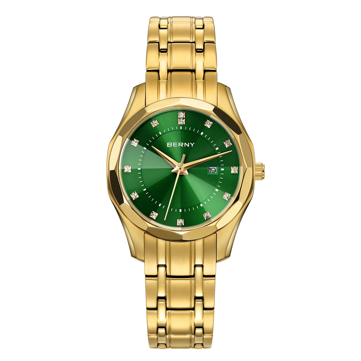 Women's Stainless Steel Gold Watch
