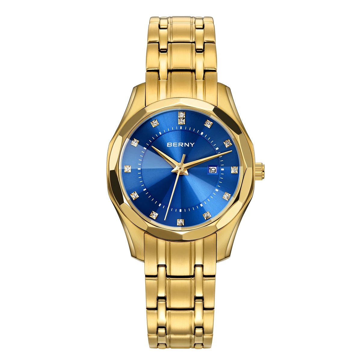 Women's Stainless Steel Gold Watch