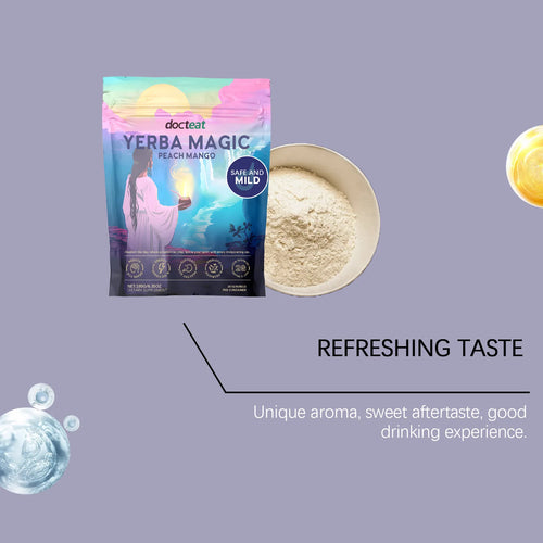 DOCTEAT 180g Yerba Mate Tea Mateina Refreshes Energy Concentration Promote Mental Activities Increase Fullness Yerba Mate Powder