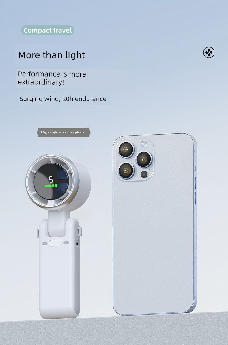 High-Speed Handheld Turbo Fan USB Rechargeable