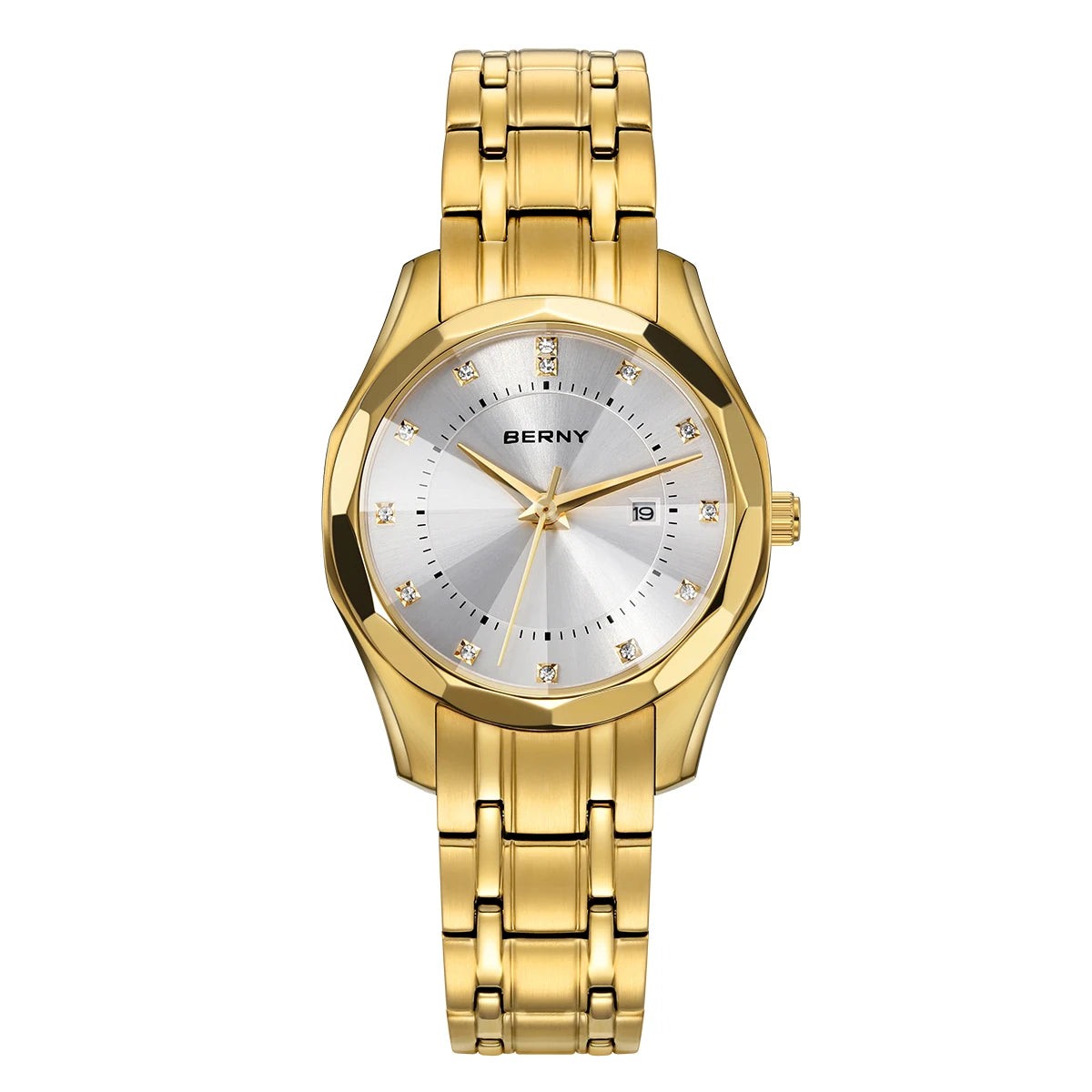 Women's Stainless Steel Gold Watch