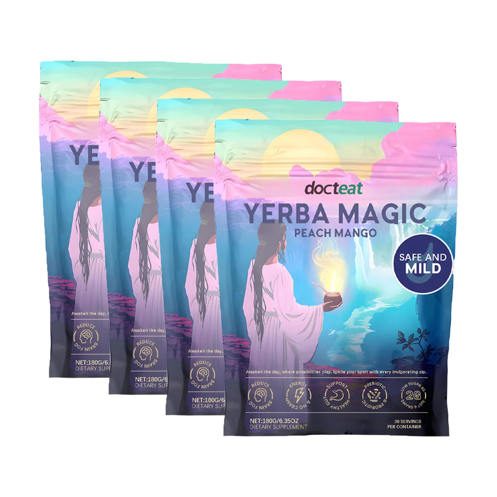 DOCTEAT 180g Yerba Mate Tea Mateina Refreshes Energy Concentration Promote Mental Activities Increase Fullness Yerba Mate Powder