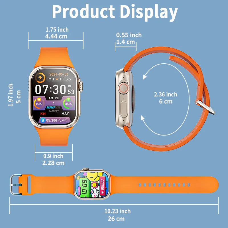 Trekta Smartwatch Apple/Android Compatible