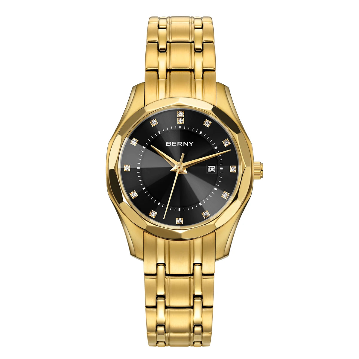 Women's Stainless Steel Gold Watch