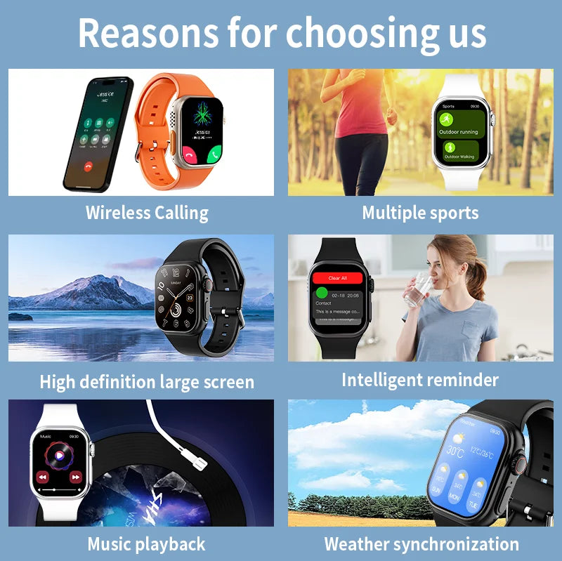Trekta Smartwatch Apple/Android Compatible