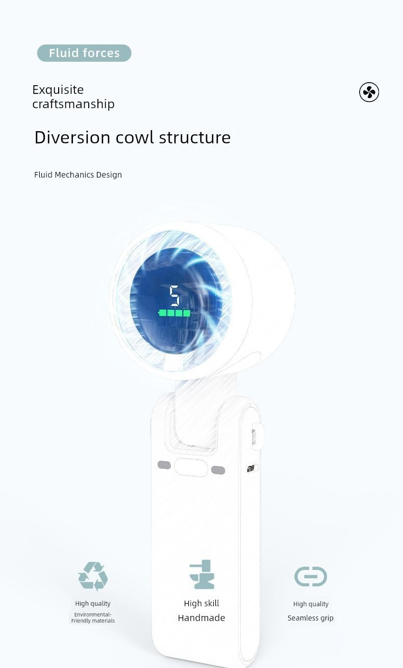 High-Speed Handheld Turbo Fan USB Rechargeable