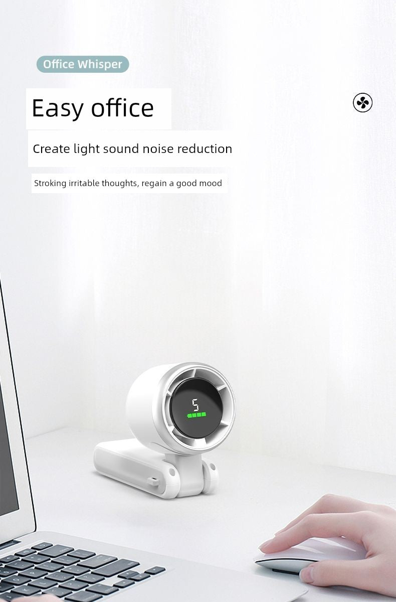 High-Speed Handheld Turbo Fan USB Rechargeable